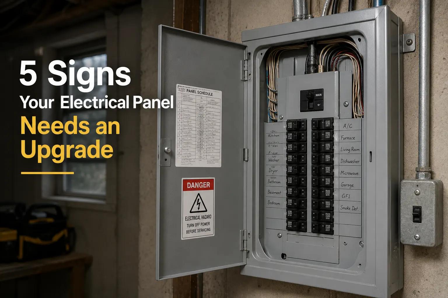 5 Signs Your Electrical Panel Needs an Upgrade